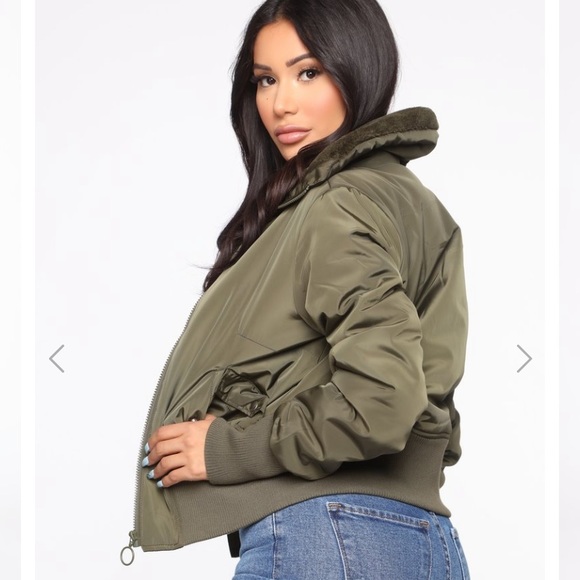 Green Zip Up Jacket - Picture 4 of 4